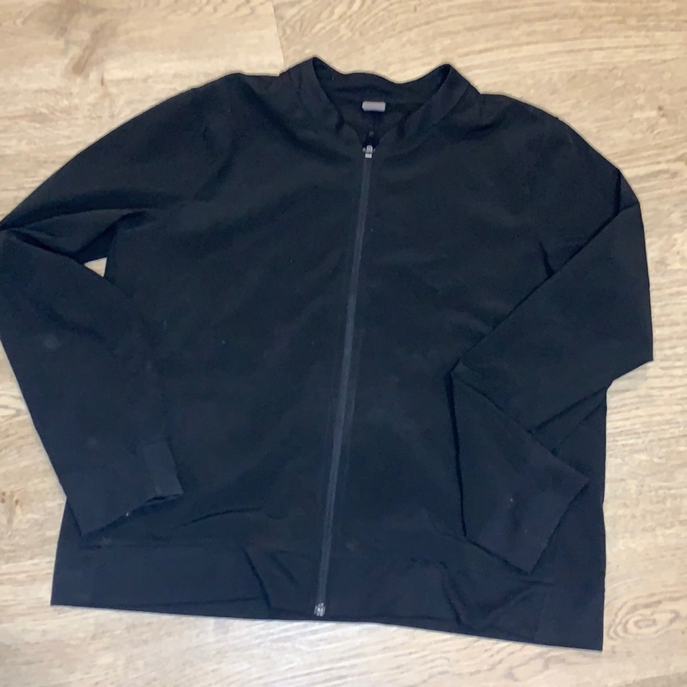 Black Zip Active Jacket